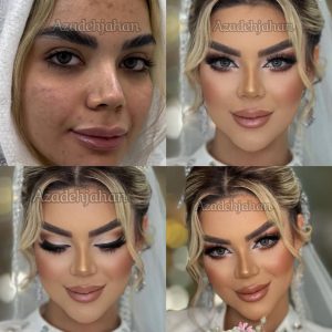 آزاده جهان گریم تخصصی عروس در تهران نیاوران