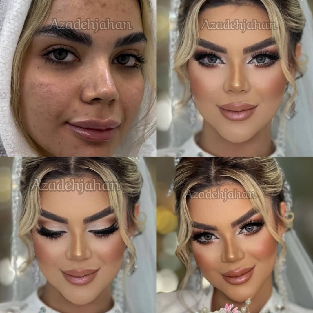 آزاده جهان گریم تخصصی عروس در تهران نیاوران