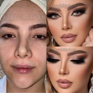 آزاده جهان میکاپ و گریم حرفه‌ای تهران نارمک